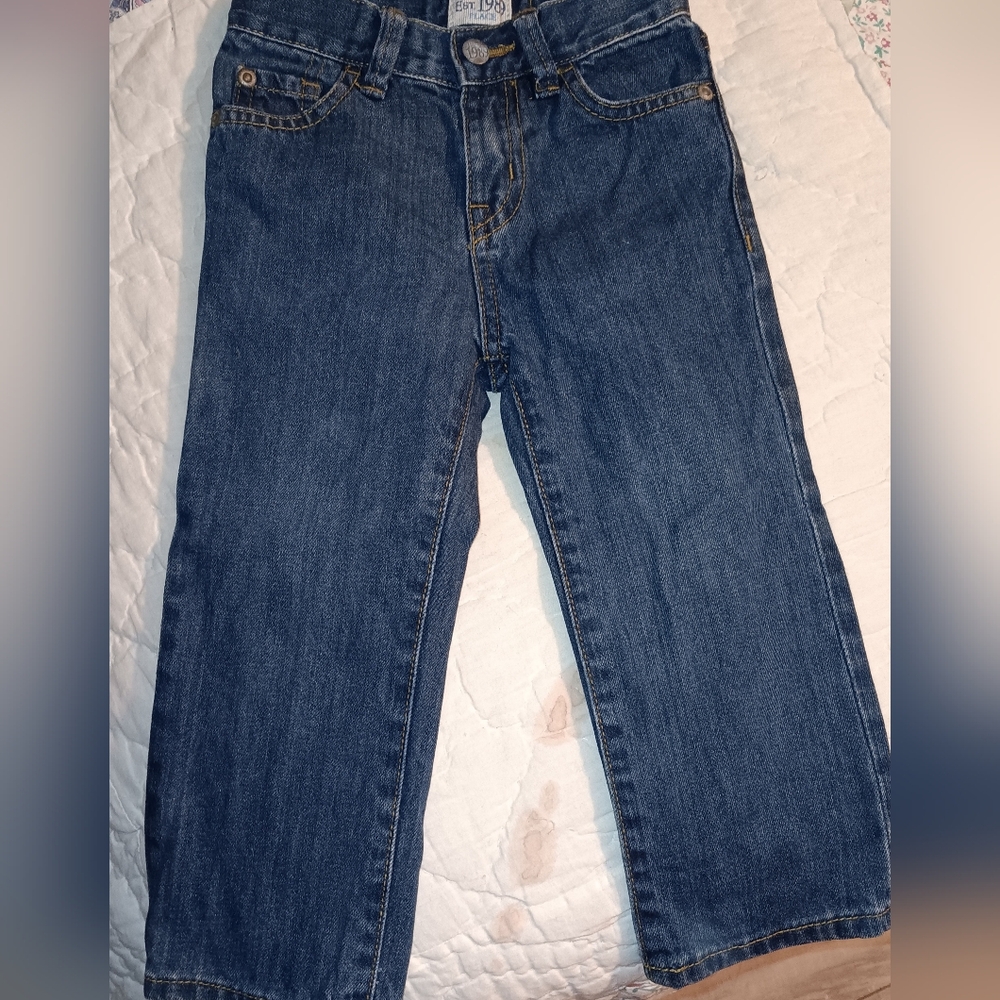 Baby boys straight leg blue jeans size 2t